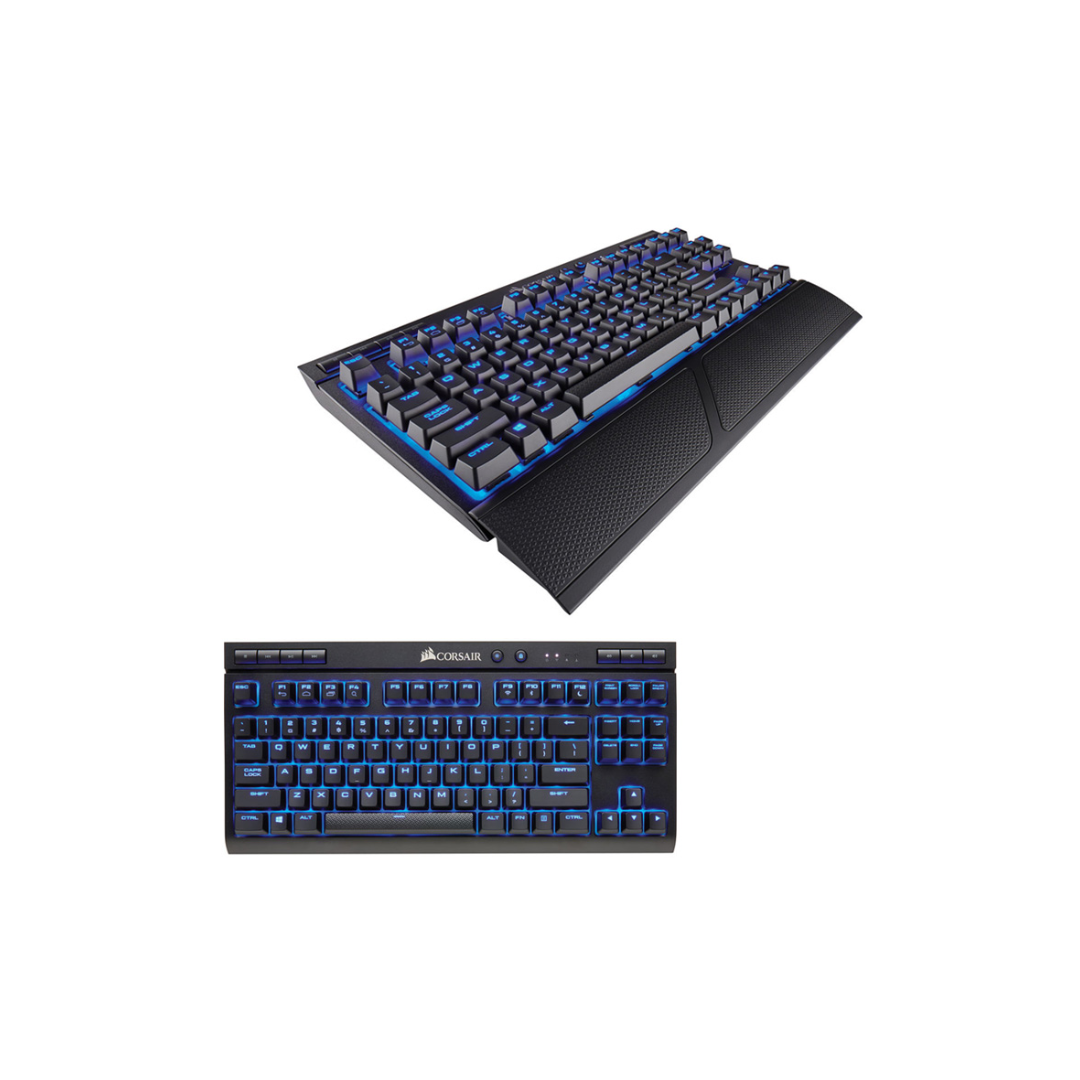 Teclado Gamer Wireless Corsair K63, mecánico Cherry MX, Multimedia, Bluetooth, USB.