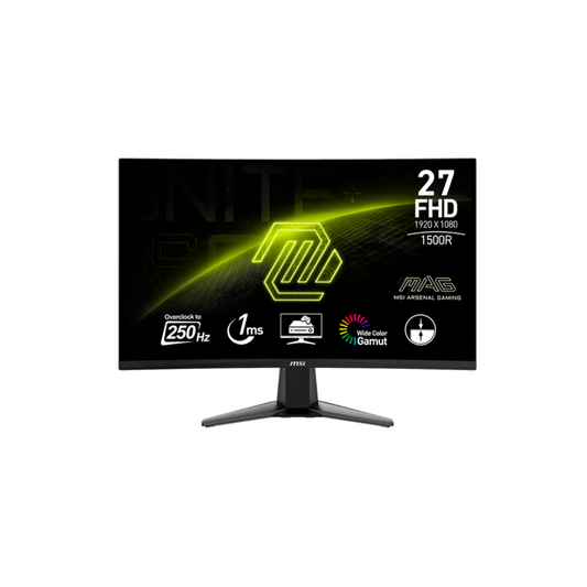 Monitor curvo gaming MSI MAG-27C6X, 27" FHD VA, 250 Hz, 1 ms, HDMI, DP