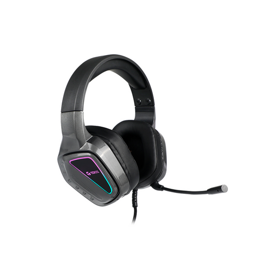 Auriculares Gaming TEROS TE-8171N estéreo, micrófono, Luces RGB